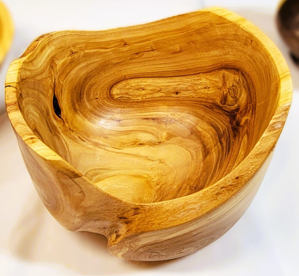 Elm Bowl turned by Mike Sherman, Central Wisconsin Wood Turners