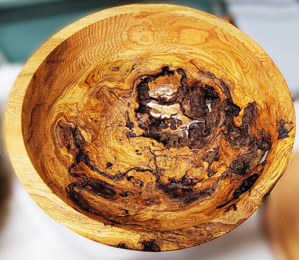 Oak Burl turned by Jim Andersen, Central Wisconsin Wood Turners